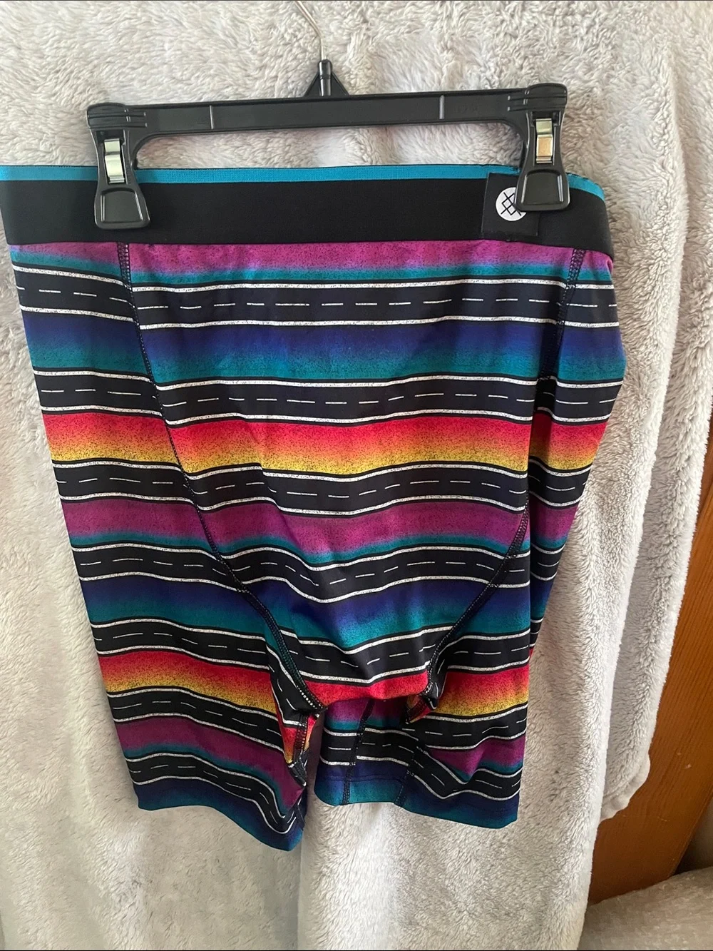 Stance Multicolor Striped Boxer Briefs with Turquoise Waistband